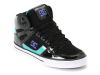 DC Spartan Hi Black Teal & Purple Leather Skate #1