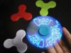 Hand Spinner Fidget LED Letras