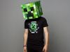 Minecraft Creeper Inside Premium Tee Black #2