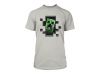 Minecraft Creeper Inside Premium Tee Grey