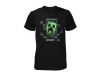 Polo niño Minecraft Creeper Inside Black